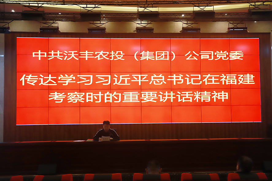 【農(nóng)投黨建】| 區(qū)農(nóng)投公司黨委組織學(xué)習(xí)傳達(dá)習(xí)近平總書記在福建考察時(shí)的重要講話精神
